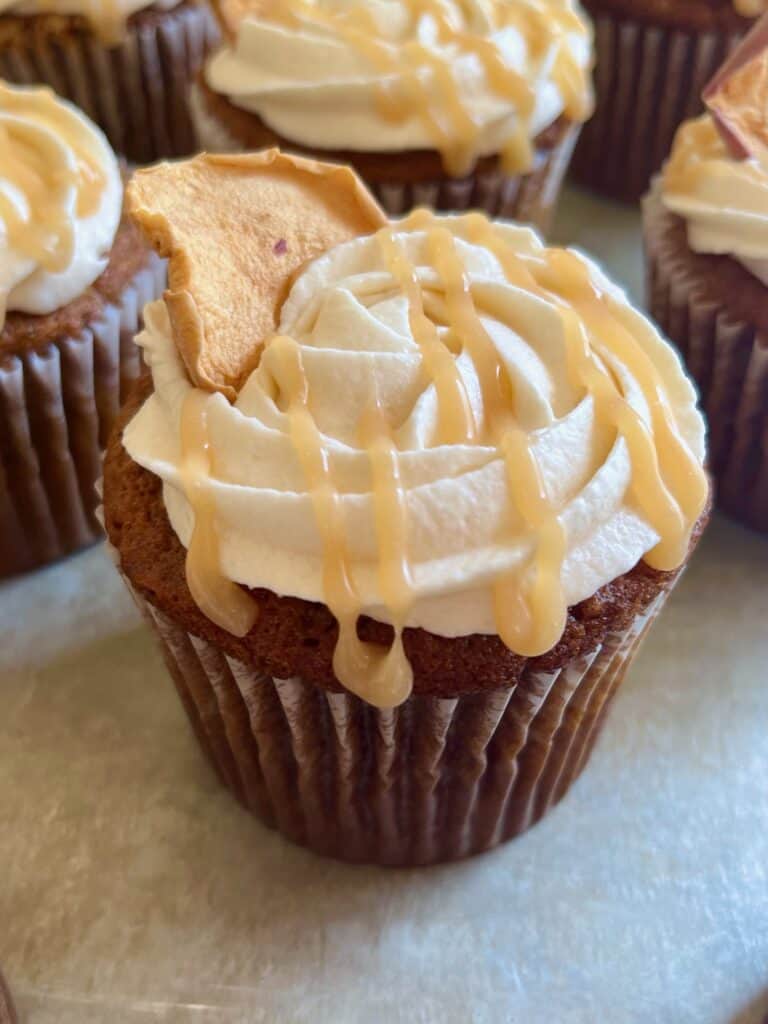 Caramel Apple Cupcake